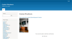 Desktop Screenshot of customwoodworx.com
