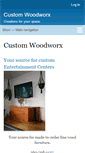 Mobile Screenshot of customwoodworx.com