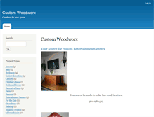 Tablet Screenshot of customwoodworx.com